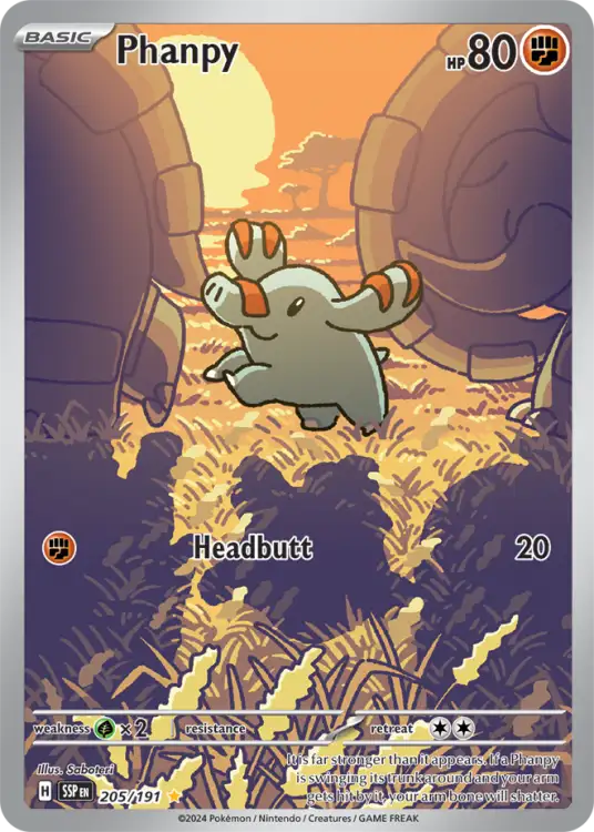 Phanpy (SSP 205) - Surging Sparks