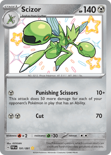 Scizor (PAF 191) - Paldean Fates