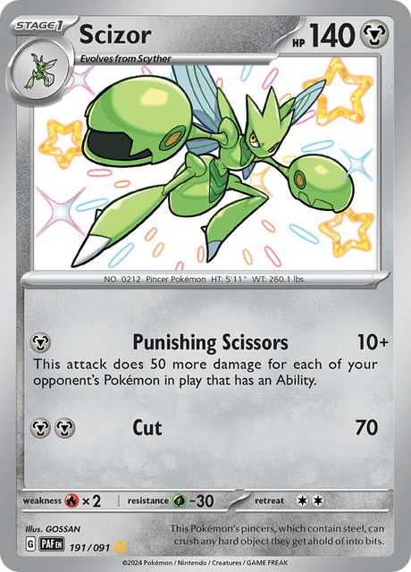 Scizor (PAF 191) - Paldean Fates