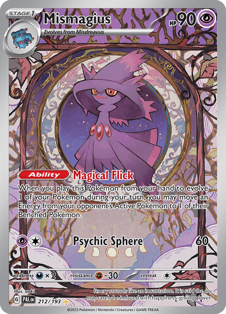 Mismagius (PAL 212) - Paldea Evolved