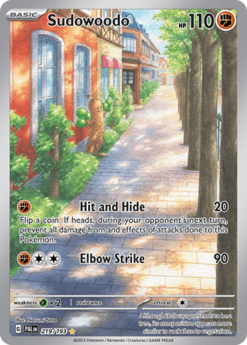 Sudowoodo (PAL 219) - Paldea Evolved