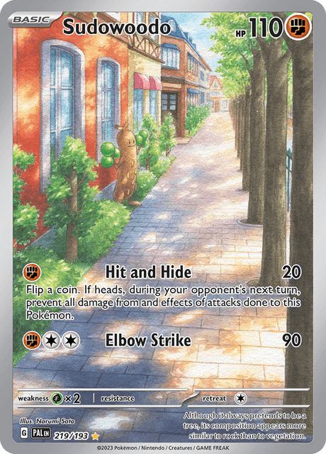 Sudowoodo (PAL 219) - Paldea Evolved