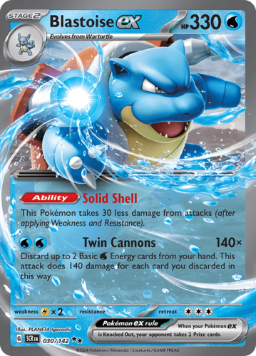 Blastoise ex (SCR 030)