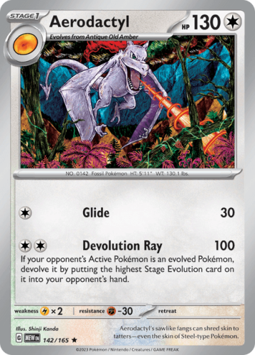 Aerodactyl (MEW 142) - Pokemon 151 - HOLO