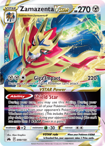 Zamazenta VSTAR (CRZ 099) - Crown Zenith.png