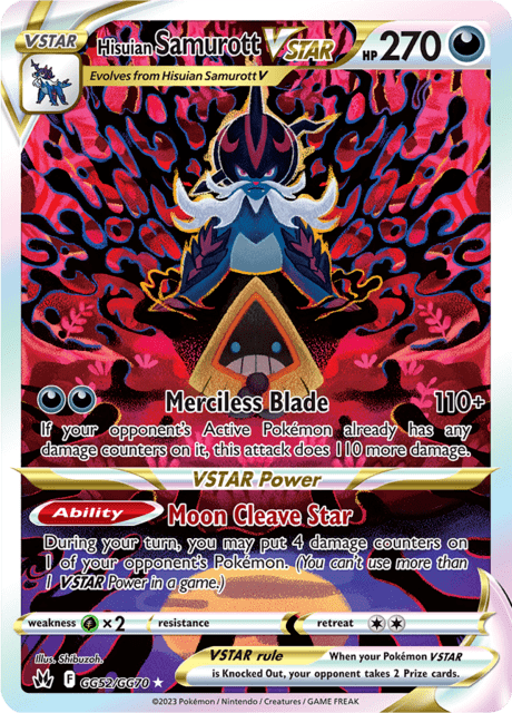 Hisuian Samurott VSTAR (CRZ GG52) Crown Zenith.png